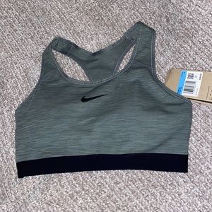 Nike Dri-fit Sports bra, size medium, grey and black